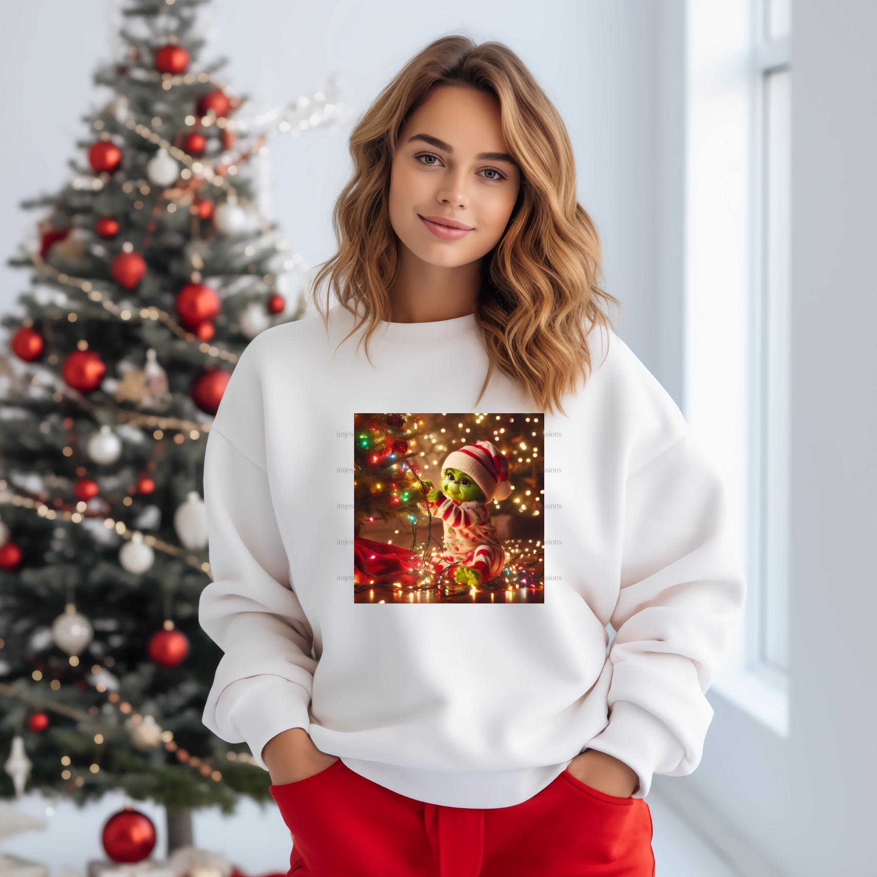 Baby grinch christmas sweater hot sale