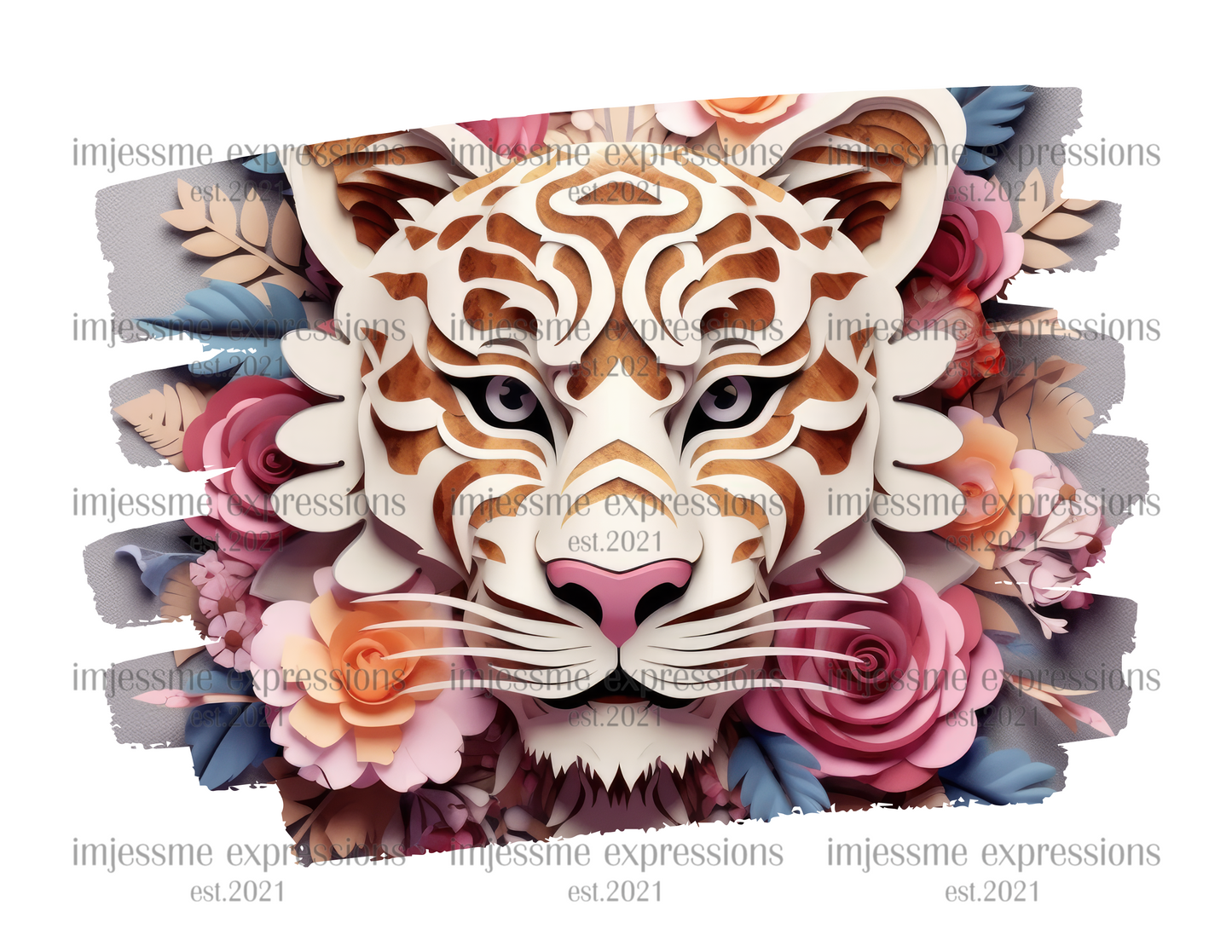 3D TIGER - GRAPHIC TEE