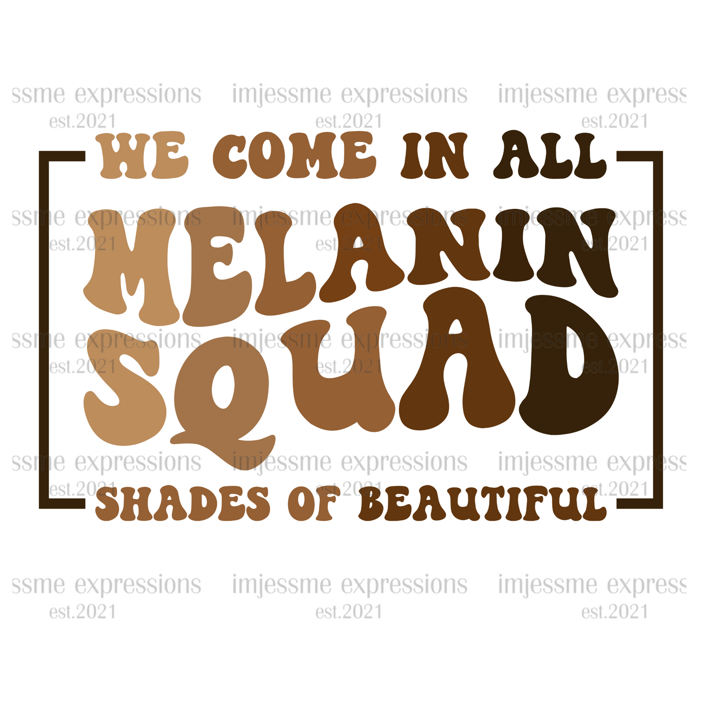 All Shades of Beautiful - Melanin Magic Sublimation Graphic Tee