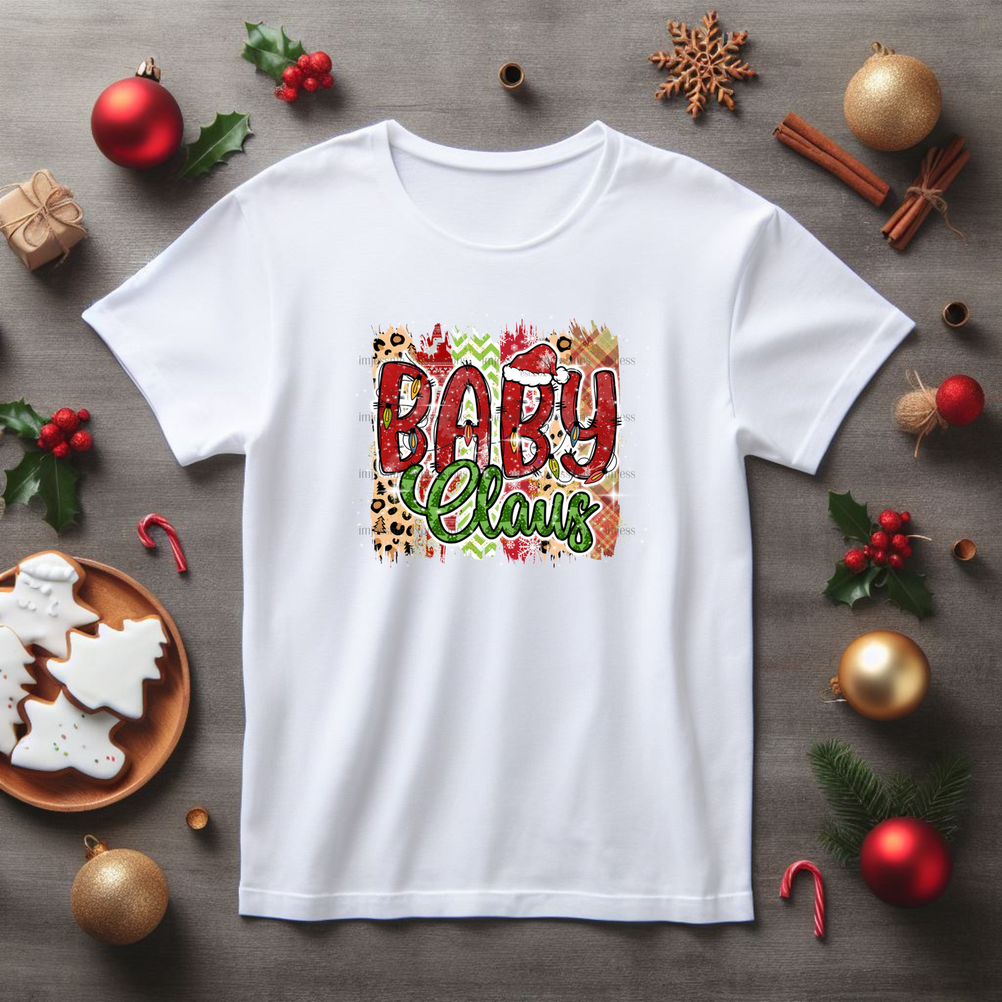 Baby - "Claus" Matching Christmas Graphic Tee (Infant & Toddler)