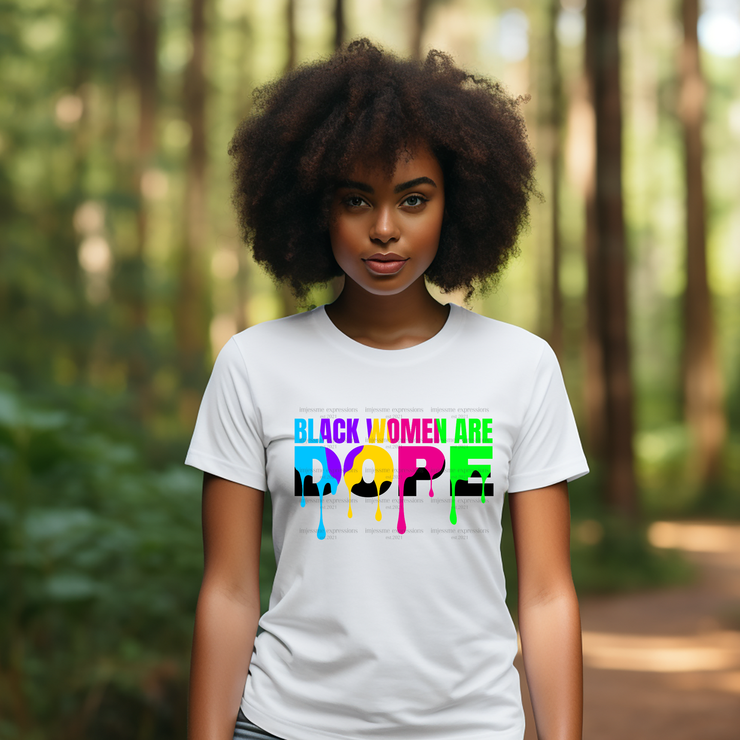 Black Women are DOPE - Word Art Sublimation Graphic Tee