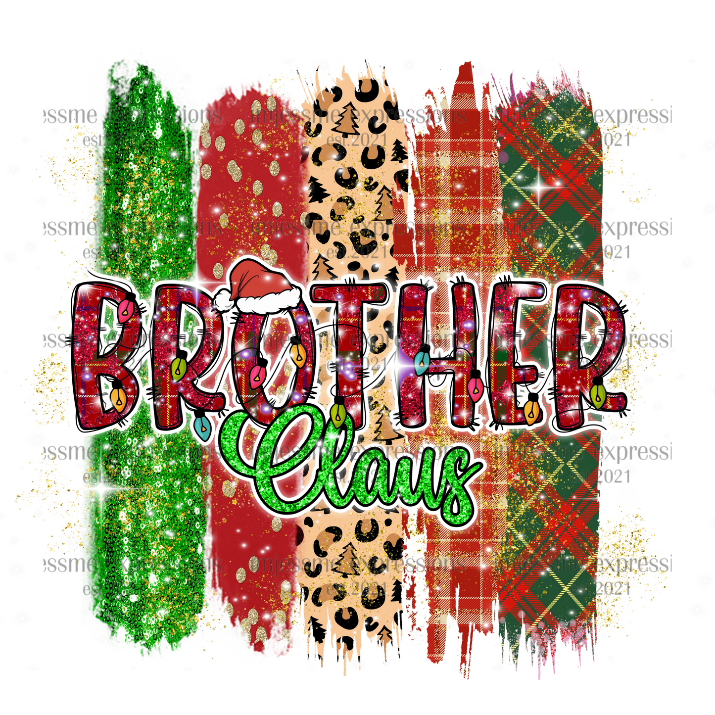 Brother - "Claus" Matching Christmas Graphic Tee