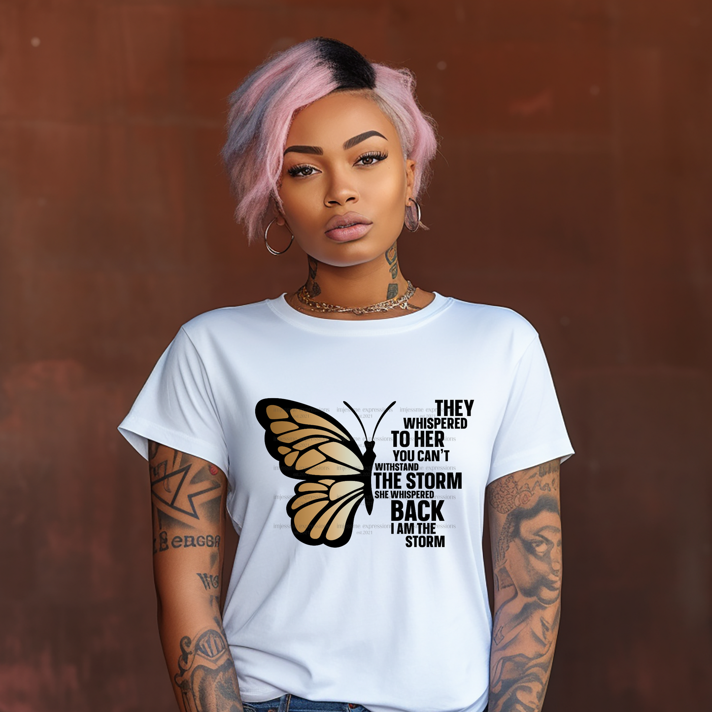 I Am the Storm - Word Art Sublimation Graphic Tee