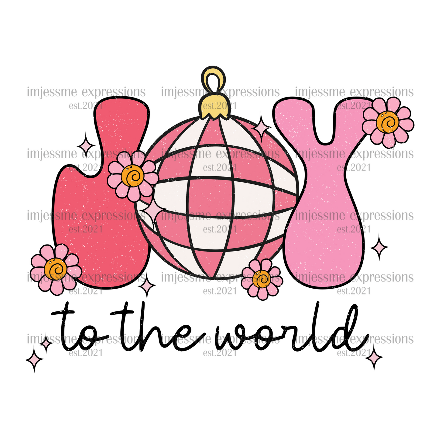 Retro-Joy to the world - Graphic Tee