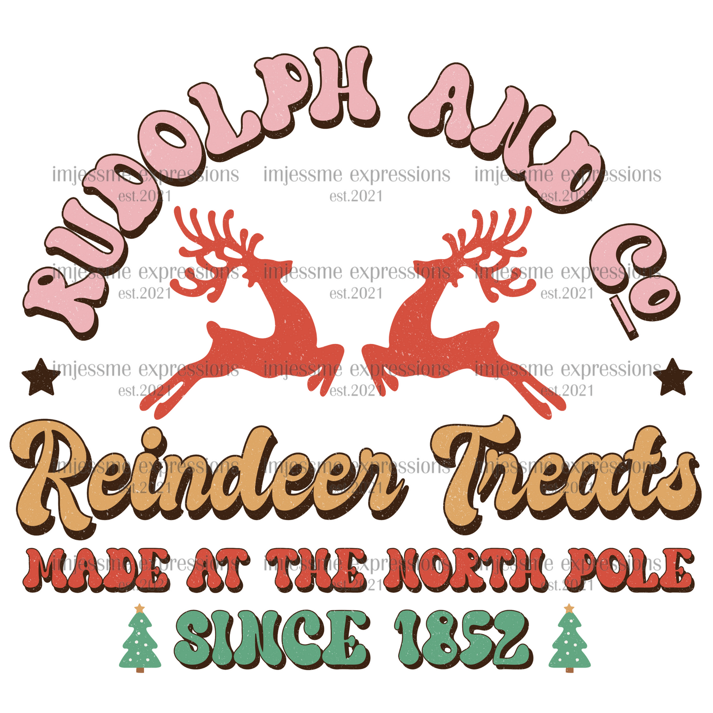 Retro-Rudolph and Co. - Graphic Tee