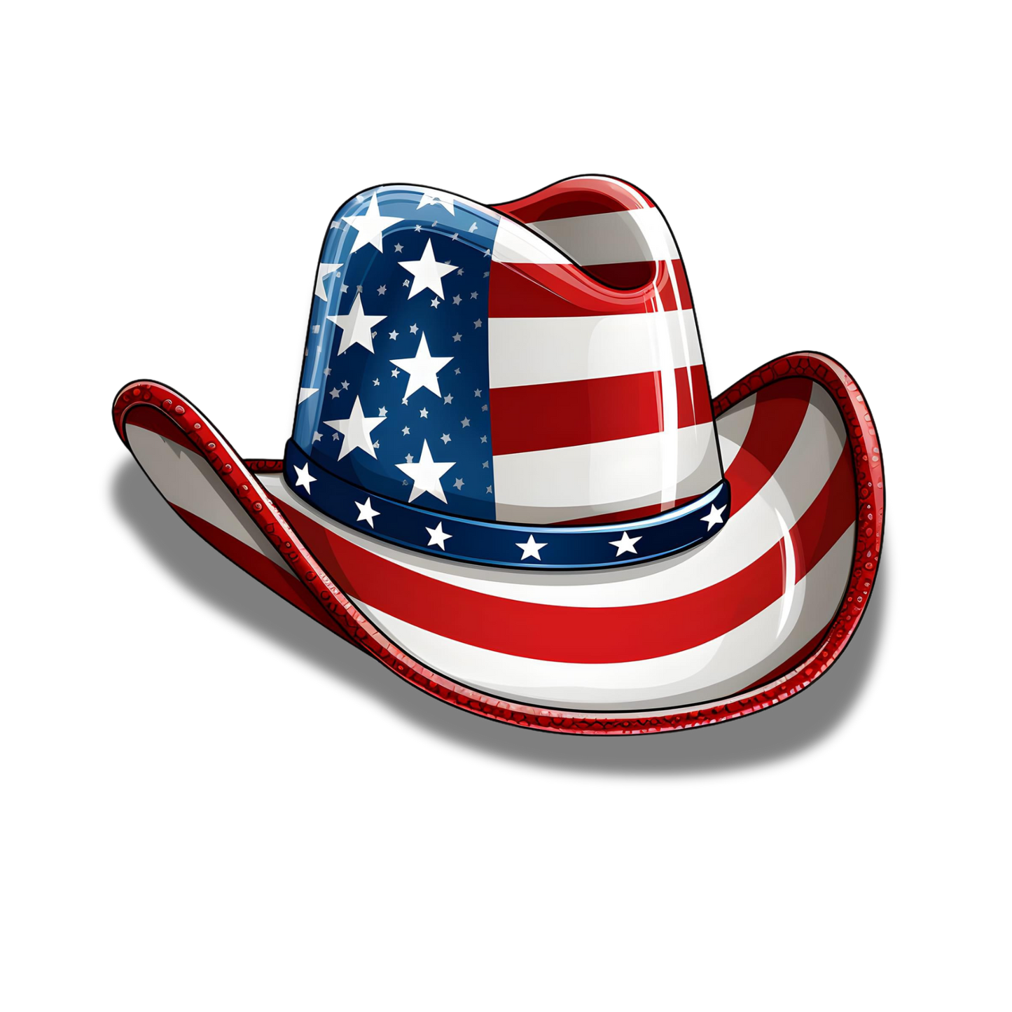 Patriotic - Flag Cowboy Hat
