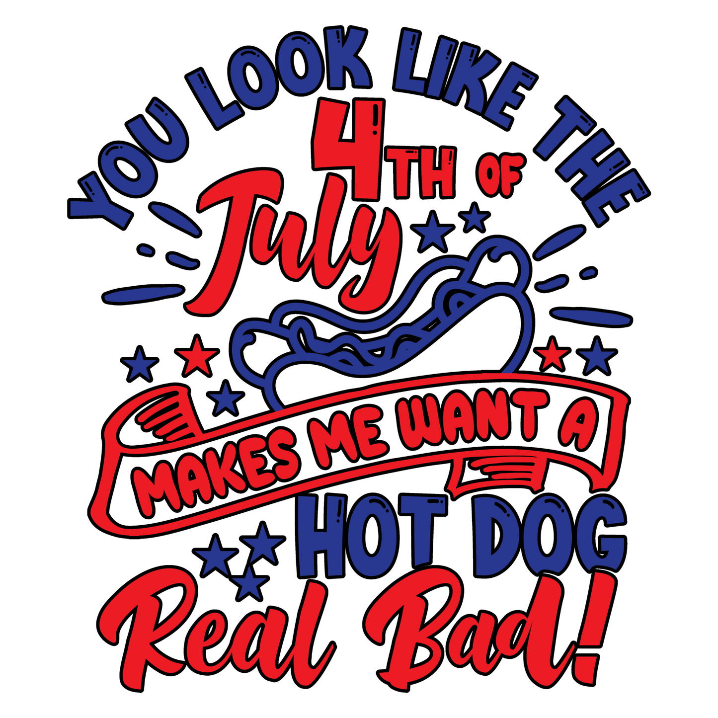 Patriotic - Makes Me Want a Hotdog