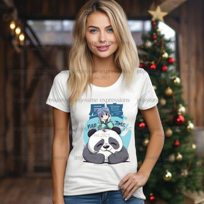 Anime Panda, Nap Time - Sublimation Graphic Tee