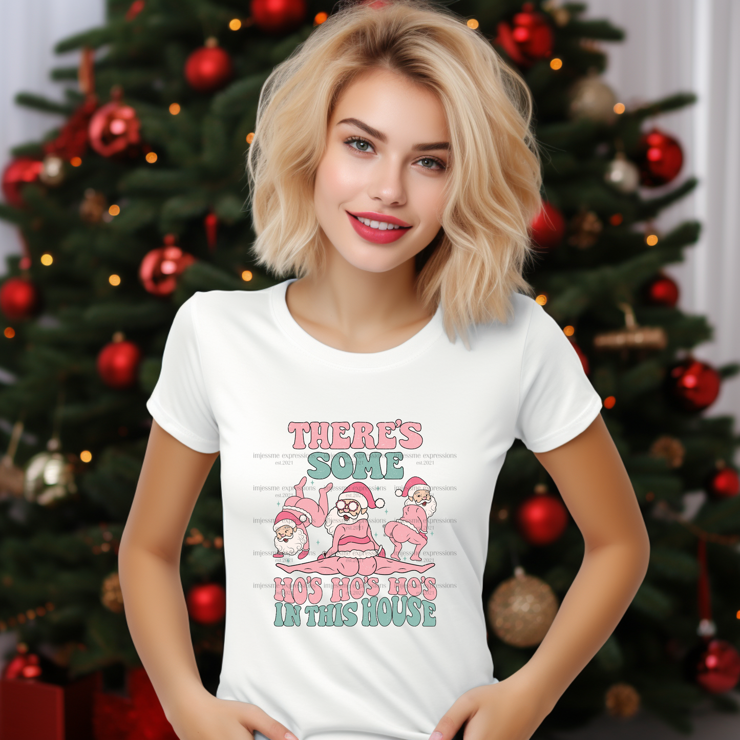 Retro-Ho, Ho, Ho's in this house - Graphic Tee