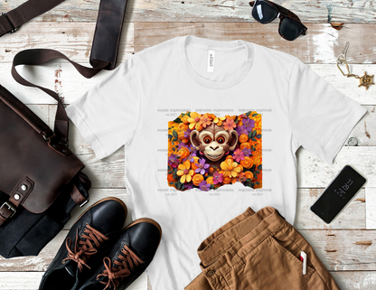 3D MONKEY - GRAPHIC TEE