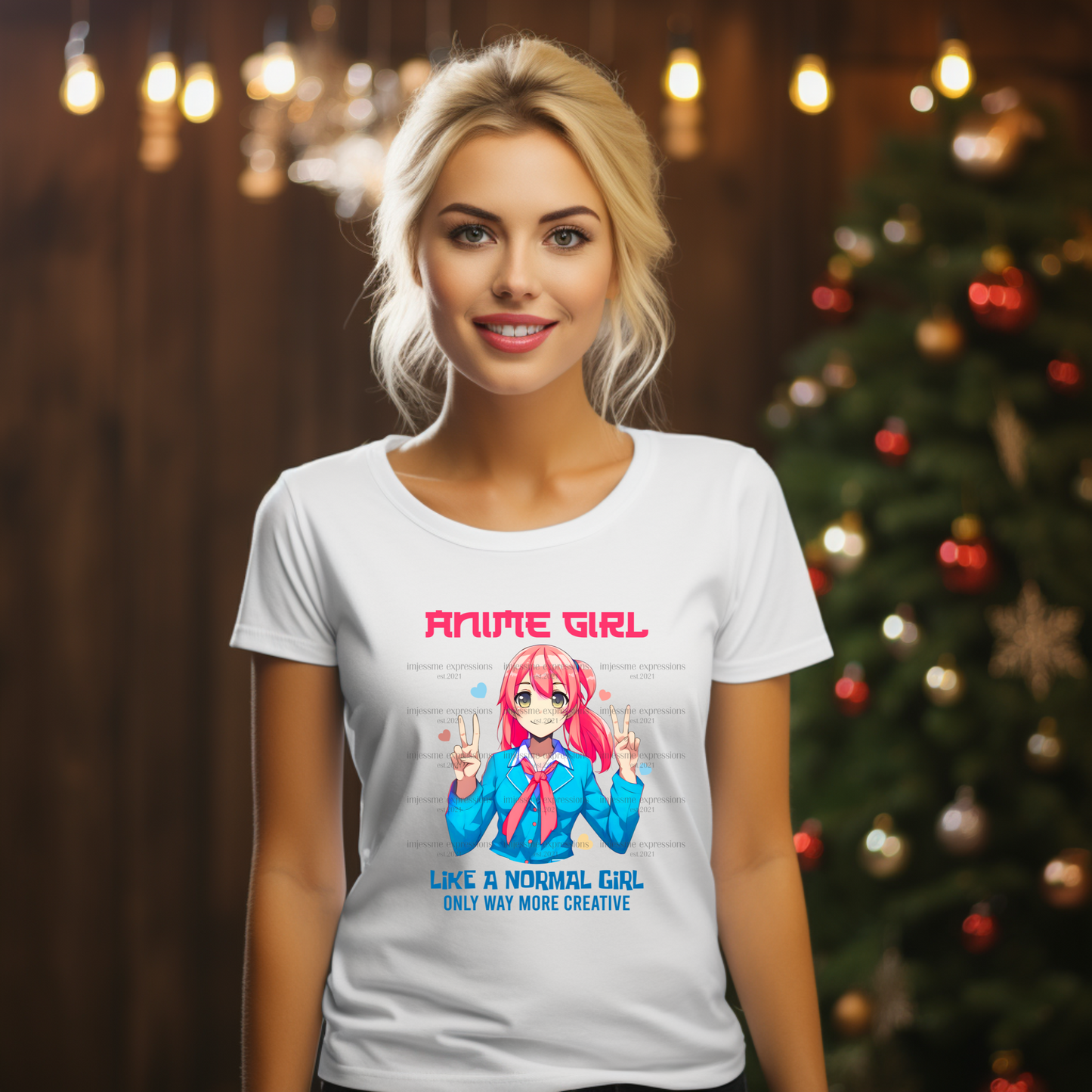 Anime Girl, Only Way More Creative - Sublimation Graphic Tee