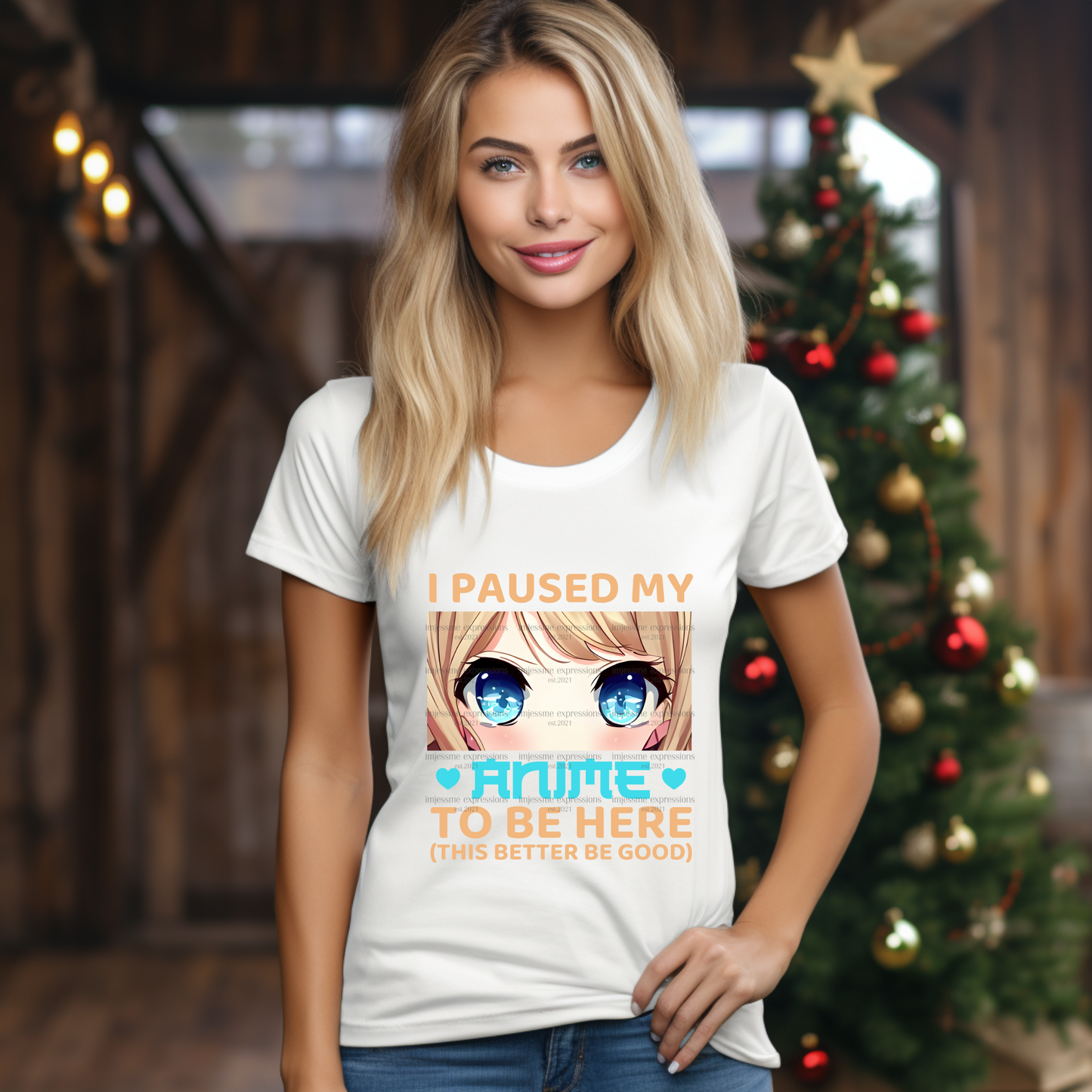 I Paused My Anime to be here - Sublimation Graphic Tee