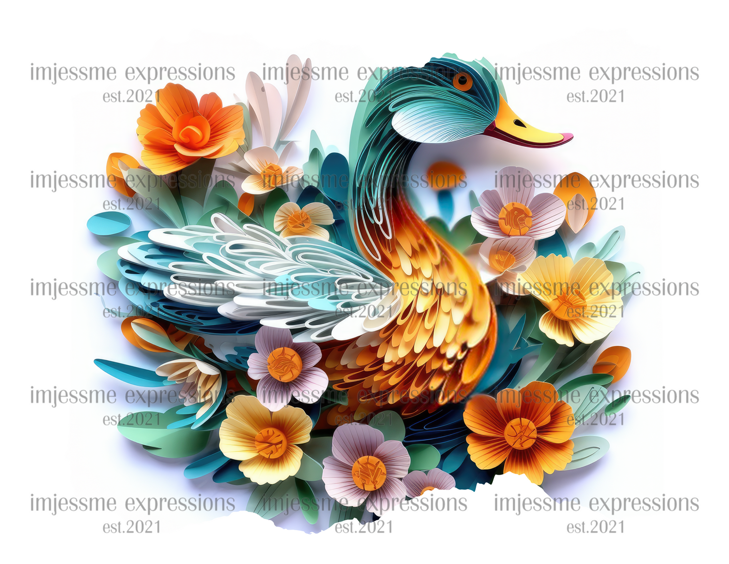 3D DUCK - GRAPHIC TEE