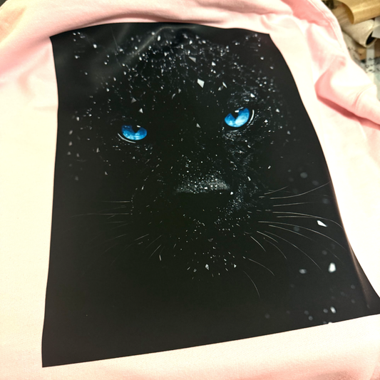 Pink Panther Eyes - Graphic Hoodie