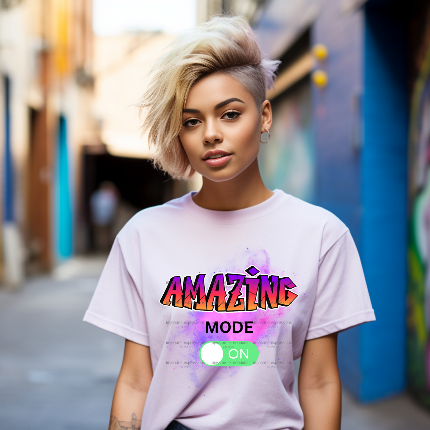 Amazing Mode On - Sublimation Graphic Tee