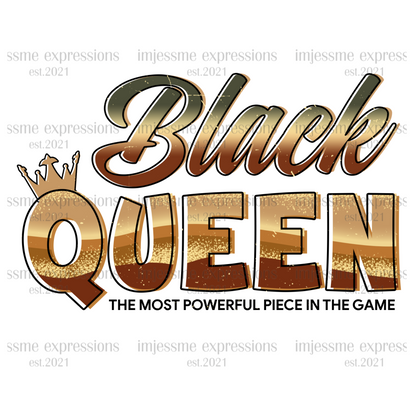 Black Queen - Melanin Magic Sublimation Graphic Tee