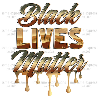 Black Lives Matter - Melanin Magic Sublimation Graphic Tee