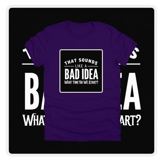 BAD IDEA - Attitude Amplified Graphic Tee