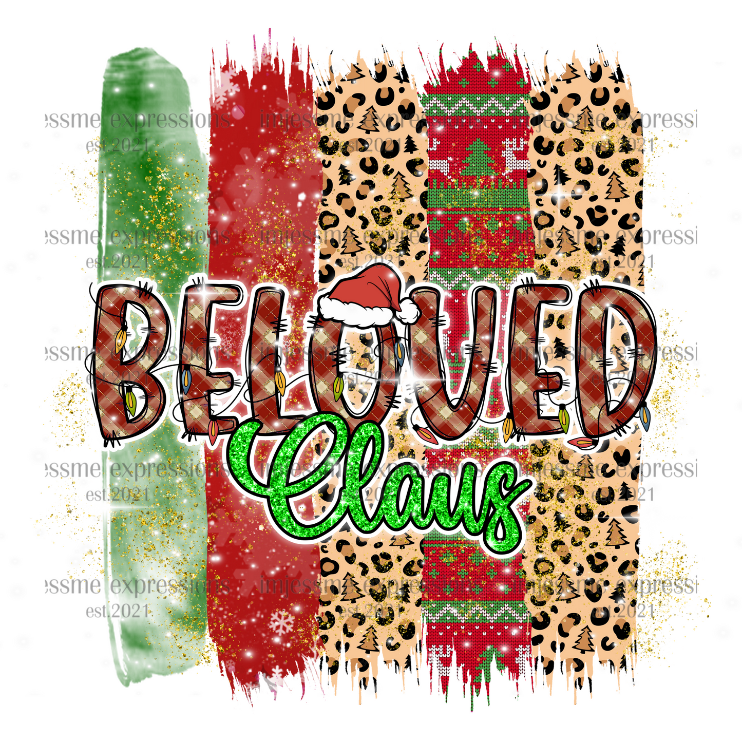Beloved - "Claus" Matching Christmas Graphic Tee