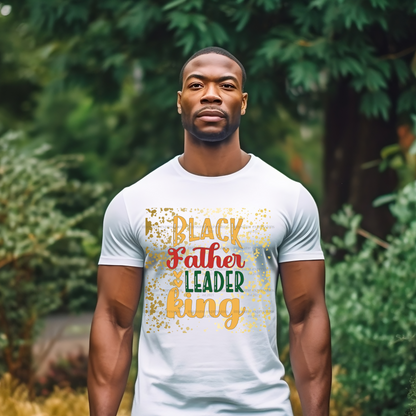 Black Father Leader King - Sublimation Graphic Tee