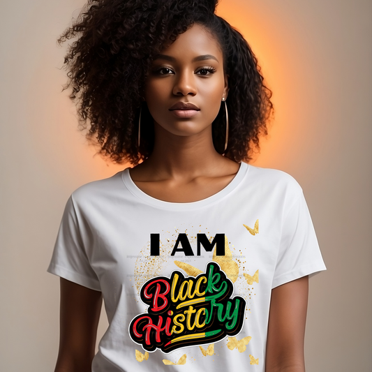 I Am Black History - Sublimation Graphic Tee