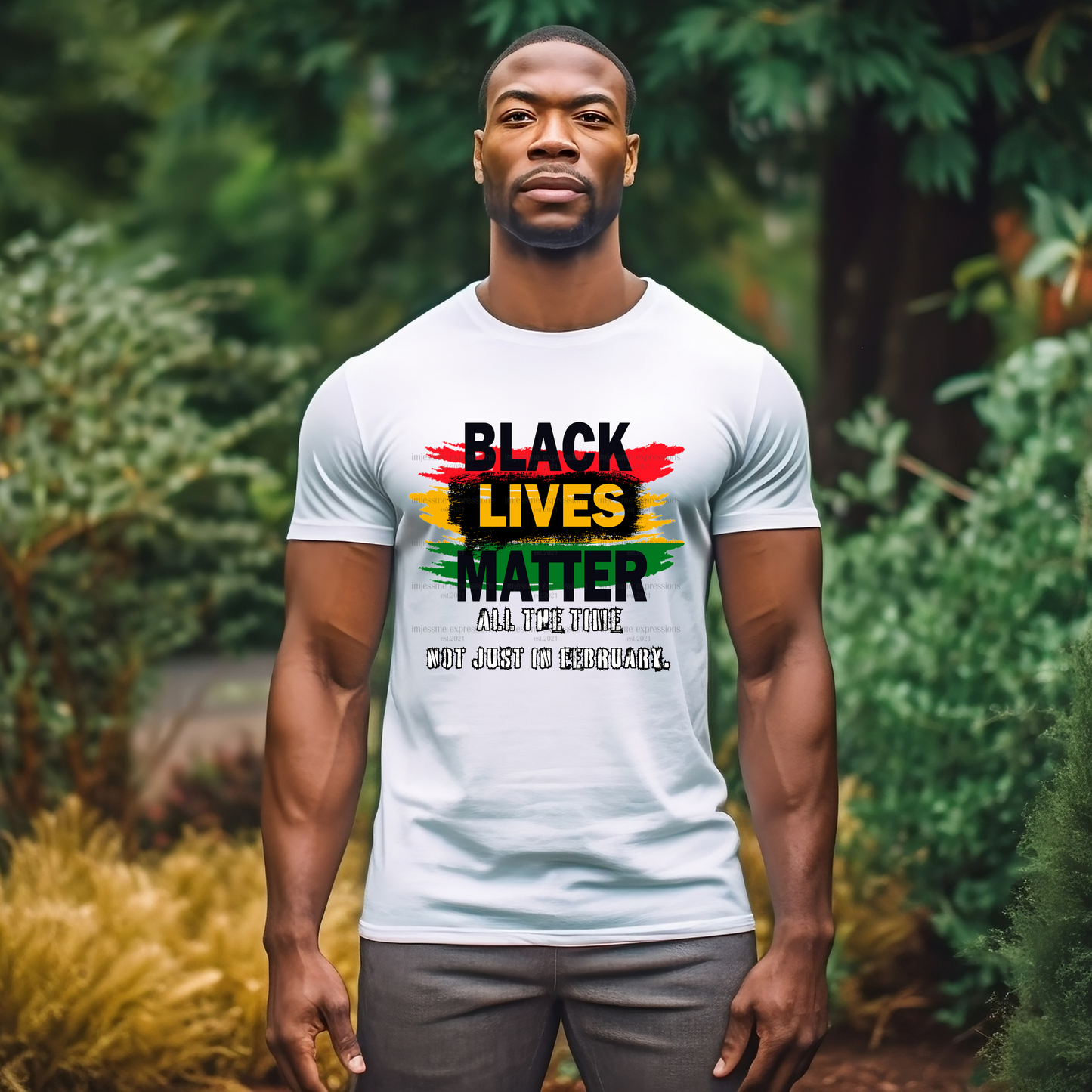 Black Lives Matter All the Time - Sublimation Graphic Tee