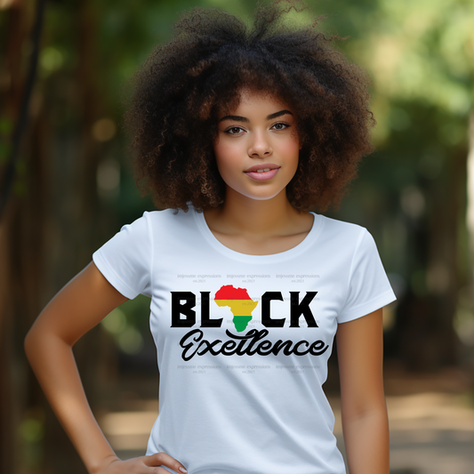 Black Excellence Sublimation Graphic Tee