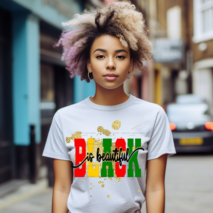 Black is Beautiful - Sublimation Graphic Tee