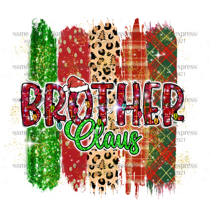 Brother - "Claus" Matching Christmas Graphic Tee