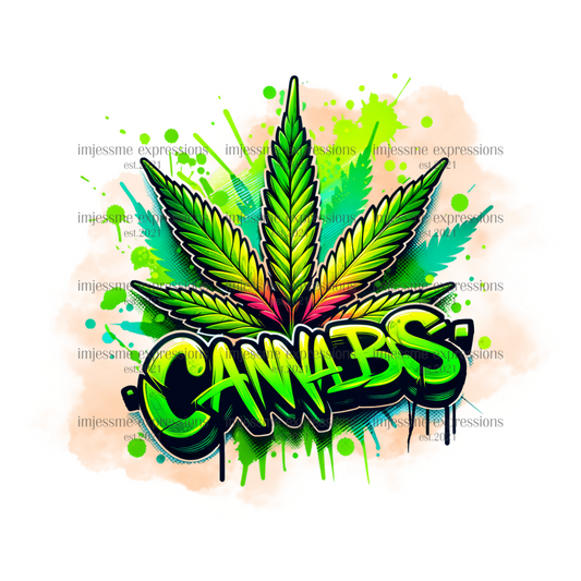 Cannabis Graffiti Digital Downloads