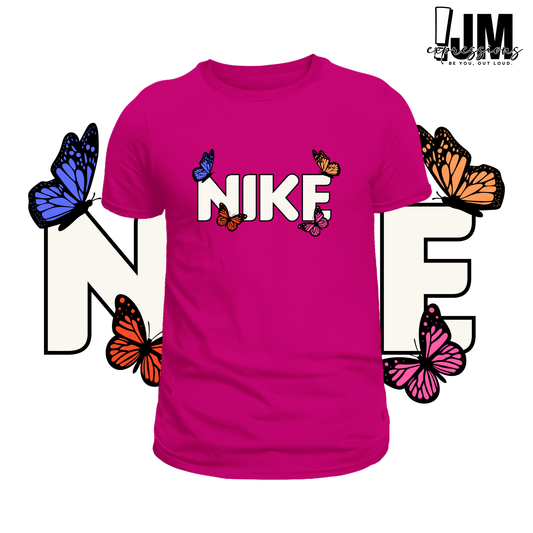 Check BUTTERFLY - Graphic Tee