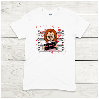 Chucky - Be Mine - Scary Valentine Sublimation Graphic Tee