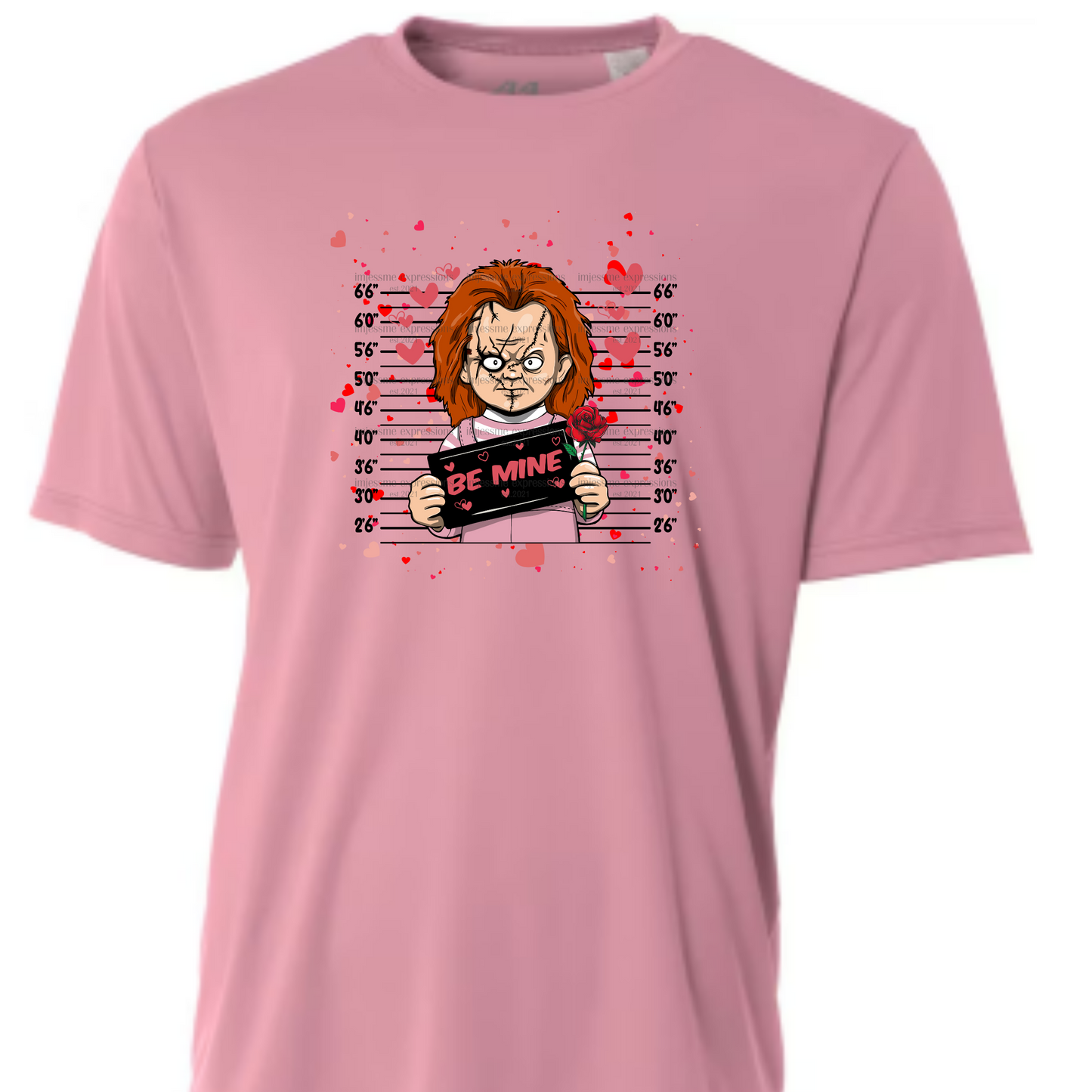 Chucky - Be Mine - Scary Valentine Sublimation Graphic Tee