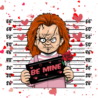 Chucky - Be Mine - Scary Valentine Sublimation Graphic Tee