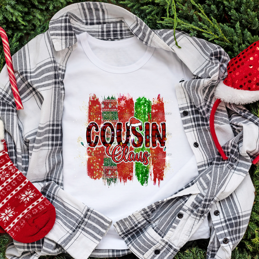 Cousin 2 - "Claus" Matching Christmas Graphic Tee