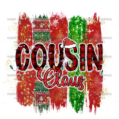 Cousin 2 - "Claus" Matching Christmas Graphic Tee