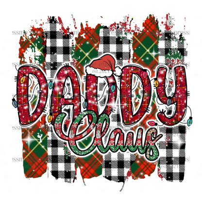 Daddy - "Claus" Matching Christmas Graphic Tee