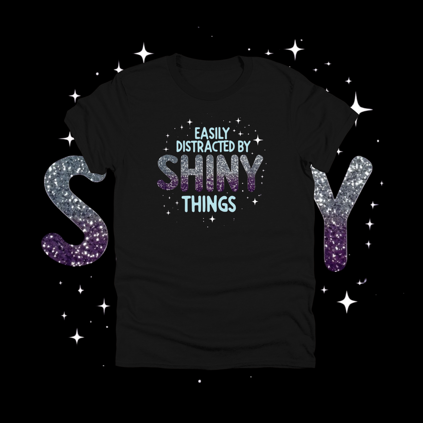 SHINY THINGS - Attitude Amplified Graphic Tee