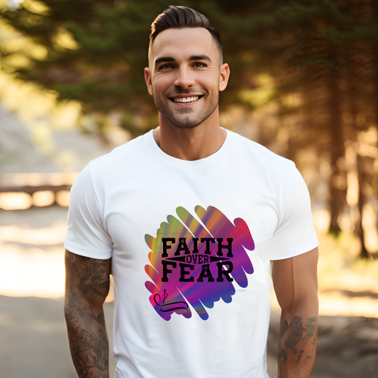 Faith Over Fear - Sublimation Graphic Tee