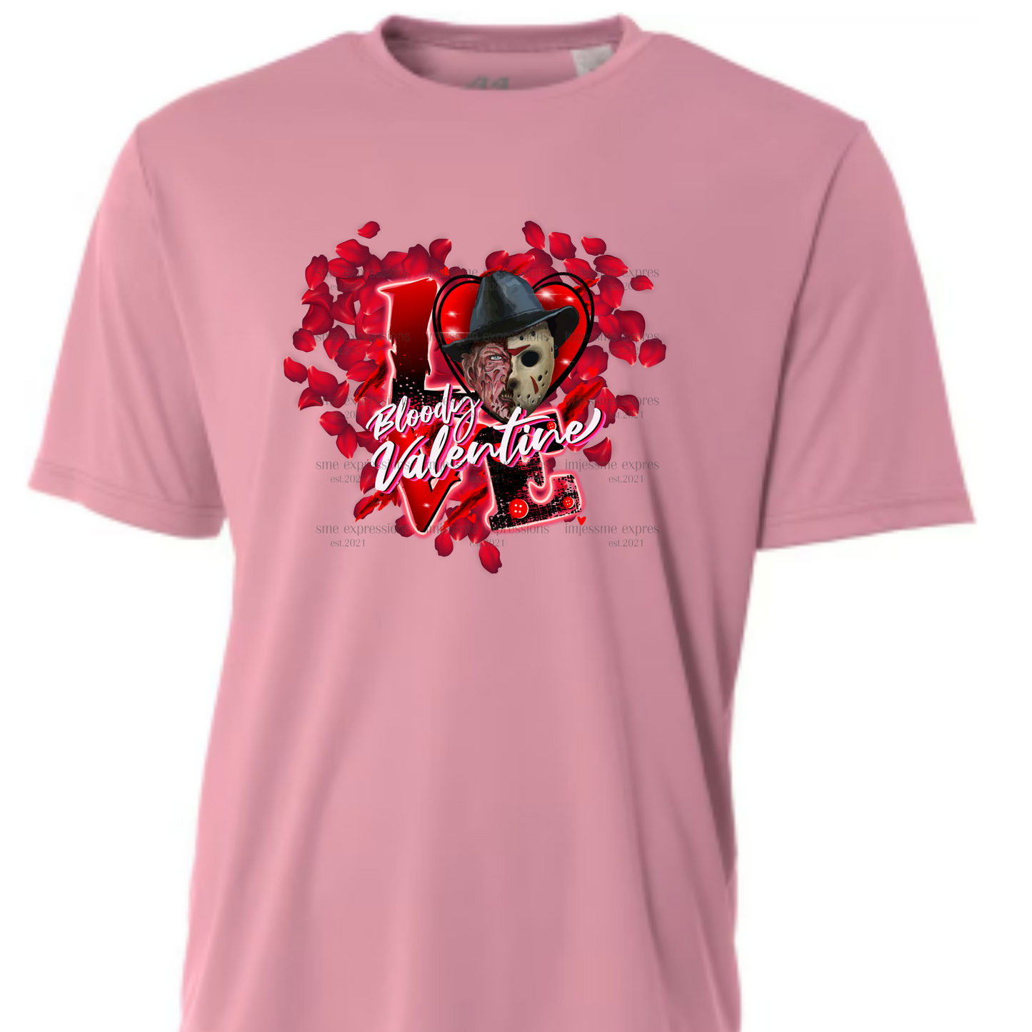 Freddy - Love Bloody Valentine - Scary Valentine Sublimation Graphic Tee