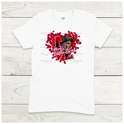 Freddy - Love Bloody Valentine - Scary Valentine Sublimation Graphic Tee