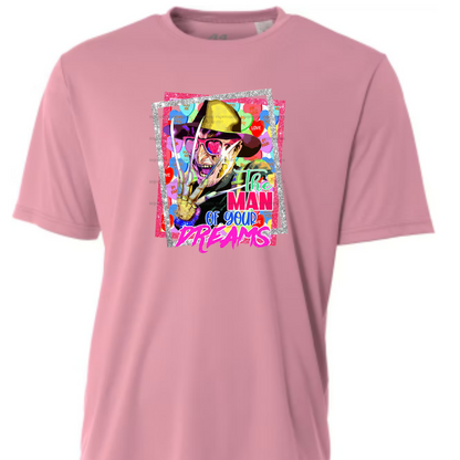 Freddy, Man of Your Dreams - Scary Valentine Sublimation Graphic Tee