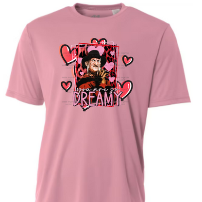 Freddy - You're So Dreamy - Scary Valentine Sublimation Graphic Tee