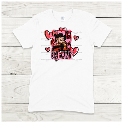 Freddy - You're So Dreamy - Scary Valentine Sublimation Graphic Tee