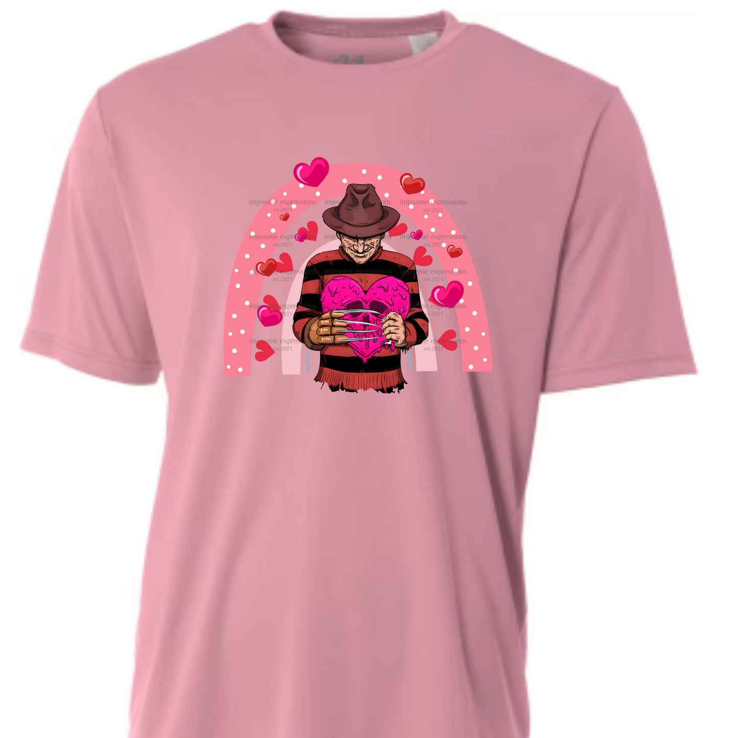 Freddy Candy - Scary Valentine Sublimation Graphic Tee