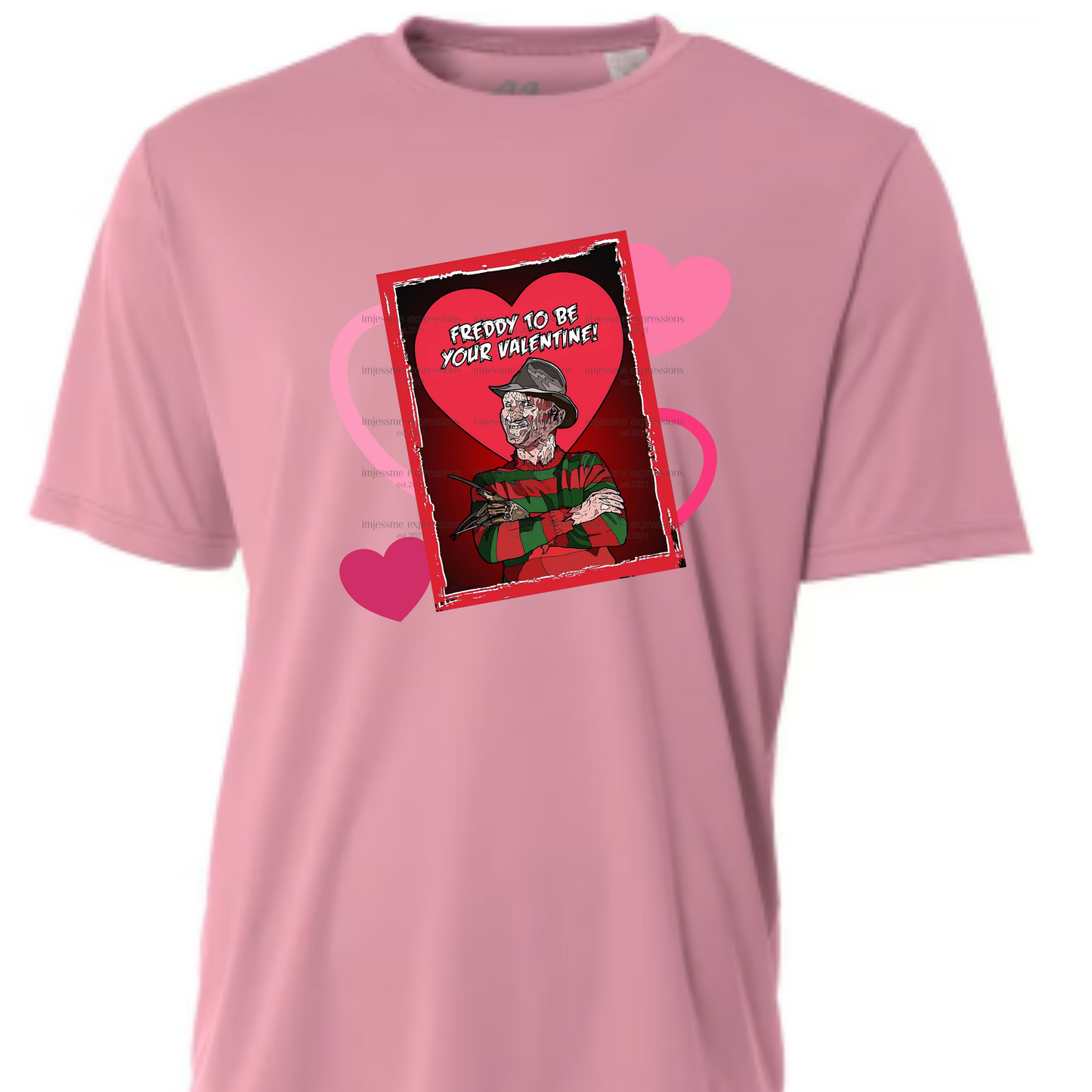 Freddy - To Be Your Valentine - Scary Valentine Sublimation Graphic Tee