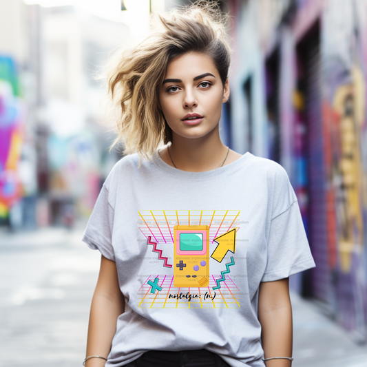 Gameboy - Nostalgic 90's Sublimation Graphic Tee