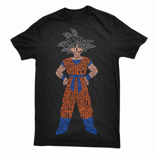 Goku - Calligram Graphic Tee