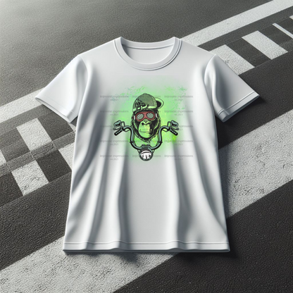 Gorilla Ville - Motorbike Gorilla Graphic Tee