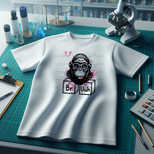 Gorilla Ville - Bruh Gorilla Watercolor Graphic Tee